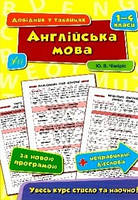 Довідник у таблицях АНГЛІЙСЬКА МОВА 1-4 класи Укр (Ула)
