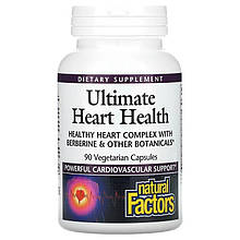 Комплекс для здоров'я серця Natural Factors "Ultimate Heart He Health" з берберином (90 капсул)