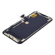 Дисплей (lcd екран) для Apple iPhone 11 Pro Max з чорним тачскріном ZY-IN CELL, фото 3