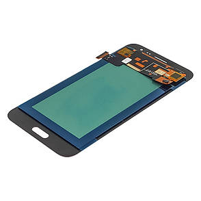 Дисплей (lcd екран) для Samsung J320 Galaxy J3 (2016) з чорно-золотистим тачскріном OLED, фото 2