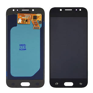Дисплей (lcd екран) для Samsung J530 Galaxy J5 (2017) з чорним тачскріном OLED, фото 2