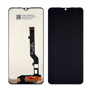 Дисплей (lcd екран) для ZTE Blade 20 Smart V2050 з чорним тачскріном, фото 2