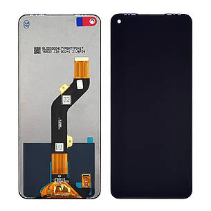 Дисплей (lcd екран) для TECNO Spark 6/Camon 16 SE (KE7)/CE7J) з чорним тачскріном, фото 2