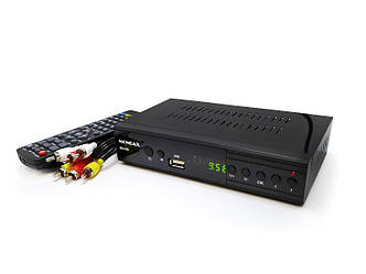Цифровий ефірний приймач з екраном DVB-T2 MONDAX IPTV/YouTube/WiFi/MP4 метал 40шт T2-MX-100