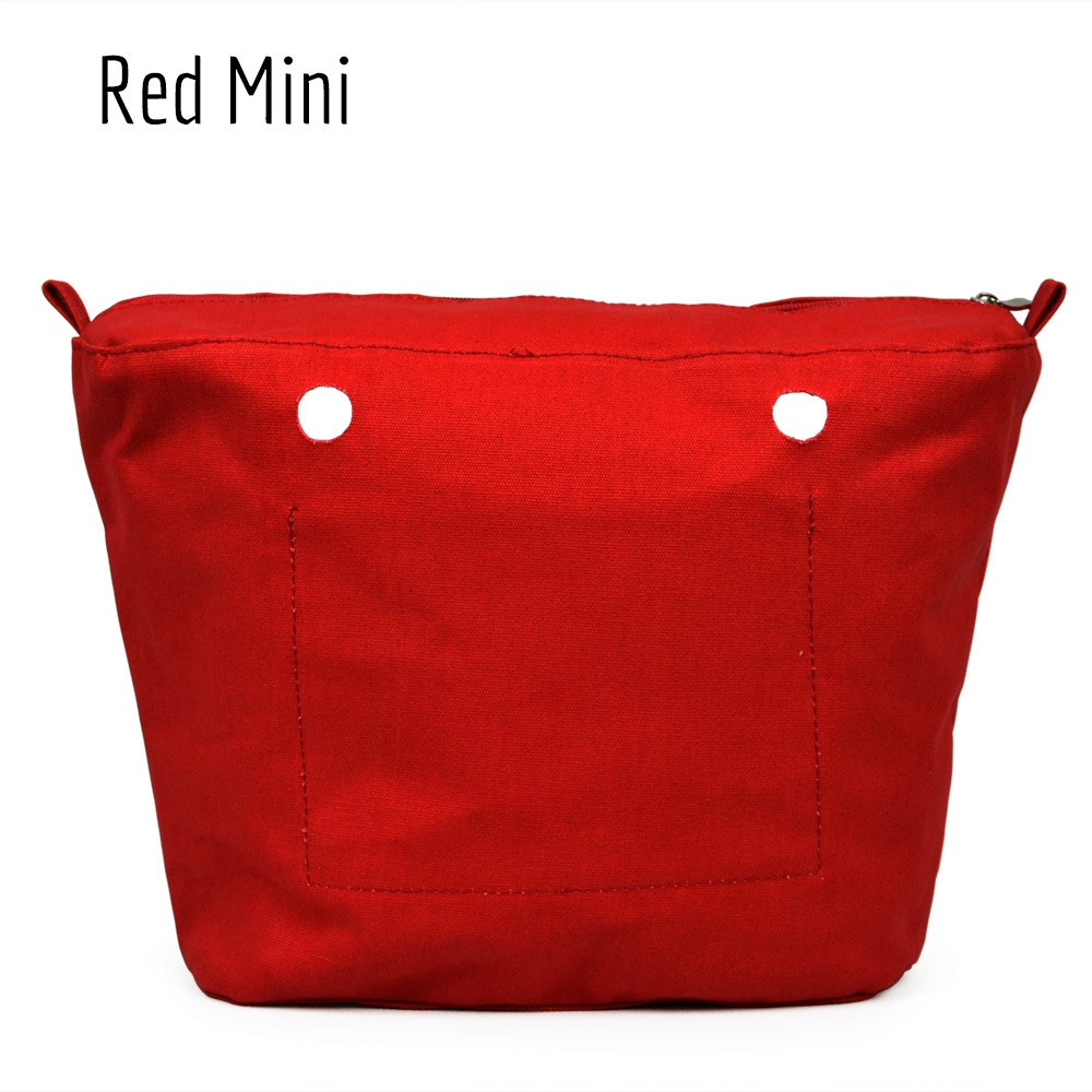 Качественная джинсовая подкладка для сумки mini, красная - фото 1 - id-p1452363416
