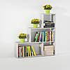 Стелаж драбинка для квітів Полиця перегородка для книг та іграшок Роздільник кімнати на 4 комірки Opendoors, фото 2