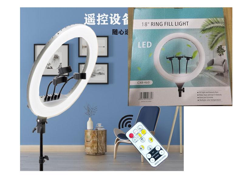 Лампа діодна кільцева для селфі 18" (46см) CXB-460 6шт 9814, фото 1