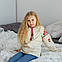 Блуза-сорочка для дівчинки Ніжні Трояндочки на льоні, фото 6
