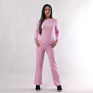 Теплий жіночий костюм рубчик-начіс "Кендл" 50 рожнів