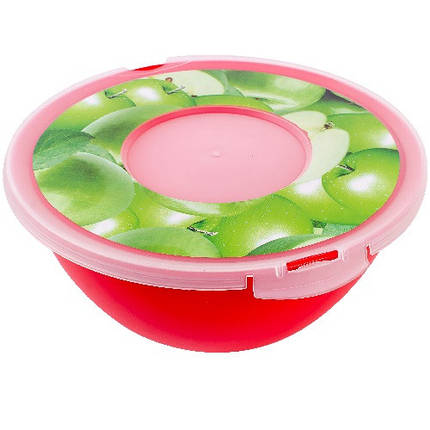 Миска-салатниця з кришкою Bon Appetit 2.0л 22х22х10см, PB-102, фото 1