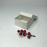 Коробка для подарунка, 90*90*50 мм, без вікна, біла, фото 2