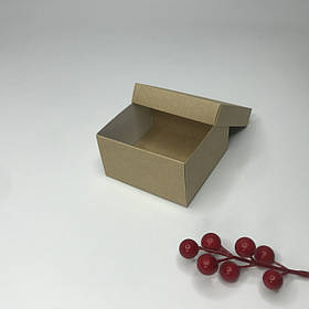 Коробка для подарунка, 90*90*50 мм, без вікна, крафт