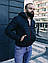 Чоловіча куртка демісезонна стьобана утеплена, розмір S, M, L, XL, колір хакі, червоний, чорний, синій, сірий, фото 2