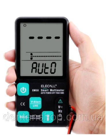 Цифровий мультиметр ELECALL EM50, True RMS з підсвіткою, фото 1