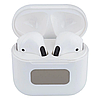 Бездротові сенсорні навушники гарнітура в кейсі з мікрофоном Bluetooth Apple Air Pro 9 Білий, фото 3