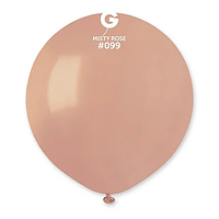 Латексный шарик Gemar 19"(48 см)/ 99 Пастель туманный розовый