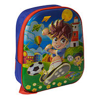 Ранец для мальчика, рюкзак Tiki футбол, 30 * 24 * 8 см
