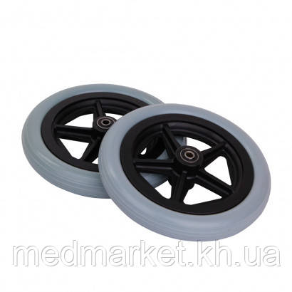 Переднее колесо для инвалидной коляски 8 с PU шиной QL08-009A, цена 495 ...