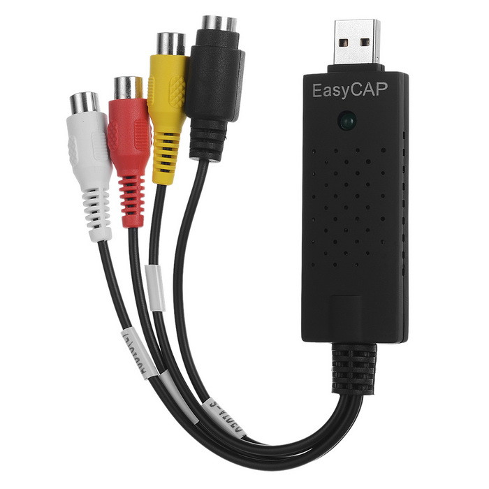 Картка відеозахоплення USB 2.0 Converter EasyCap (1 канал) S-Video (1355)