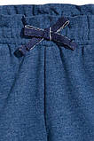 Шорти трикотажні для дівчинки H&M 0434037005 092 см (18-24 months) синій, фото 3