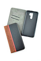 Чехол-книжка для телефона Samsung A01/A015 Carbon Dark brown/black (4you)