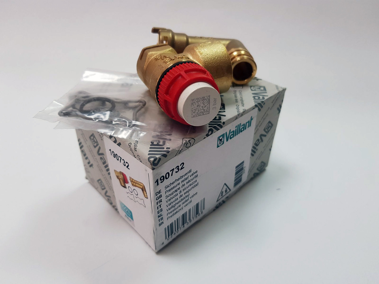 Запобіжний клапан на газовий котел Vaillant atmoMAX, turboMAX Pro/Plus 190732, фото 1