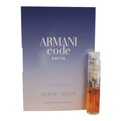 Парфумована вода Giorgio Armani Code Satin 1,2ml пробник оригінал, квітково-фруктовий аромат для жінок