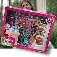 Игровой набор Барби супермаркет Barbie Supermarket Set Blonde Mattel FRP01