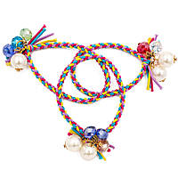 Гумка "Косичка" з перлами та чеським кришталем