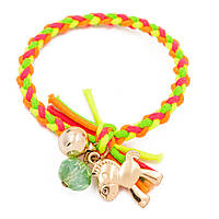 Гумка "Косочка" з перлами та чеським кришталем