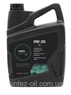 AVISTA PACE EVO FE SAE 0W-20 5л