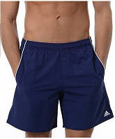 Синие мужские пляжные шорты Adidas Solid Short Middle Length р S F79116