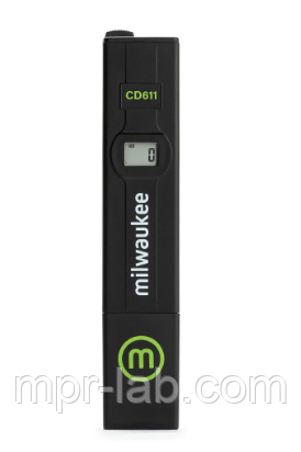 Кондуктометр EC-метр Milwaukee CD611 0 - 20000 µS/cm, ATC, ручне кал., Угорщина