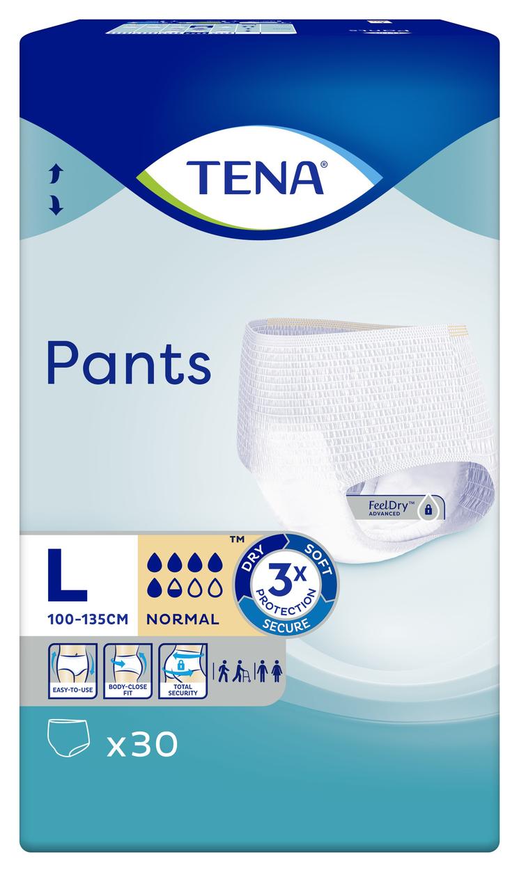Вбираючі трусики-підгузники для дорослих Tena Pants Normal 3 Large 30 шт.