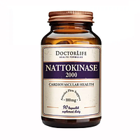 Наттокиназа 100 мг (2000FUs) 90кап Doctor Life Nattokinase 2000 США Доставка из ЕС