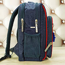 Рюкзак, ранец, портфель школьный серый Bagland Школьник 8 л., фото 4