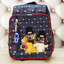Рюкзак, ранец, портфель школьный серый Bagland Школьник 8 л., фото 5