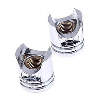 Ковпачки на ніпель для велосипеда, мотоцикла, скутера 2 Поршня Alitek Piston, 2 шт, фото 2