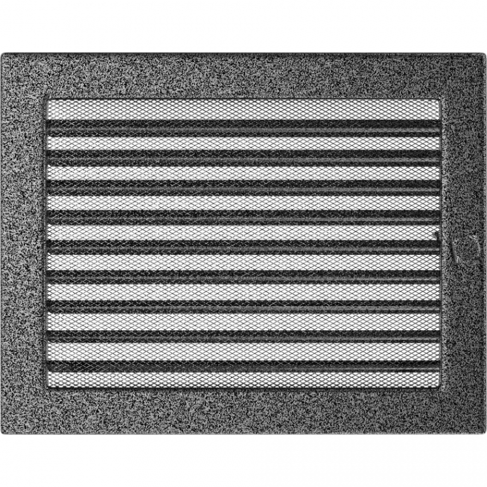 Решітка чорно-срібна з жалюзями 22x30, фото 1