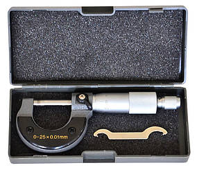 Мікрометр S-line в пластиковому футлярі 0 - 25 х 0.01 мм (15-680)