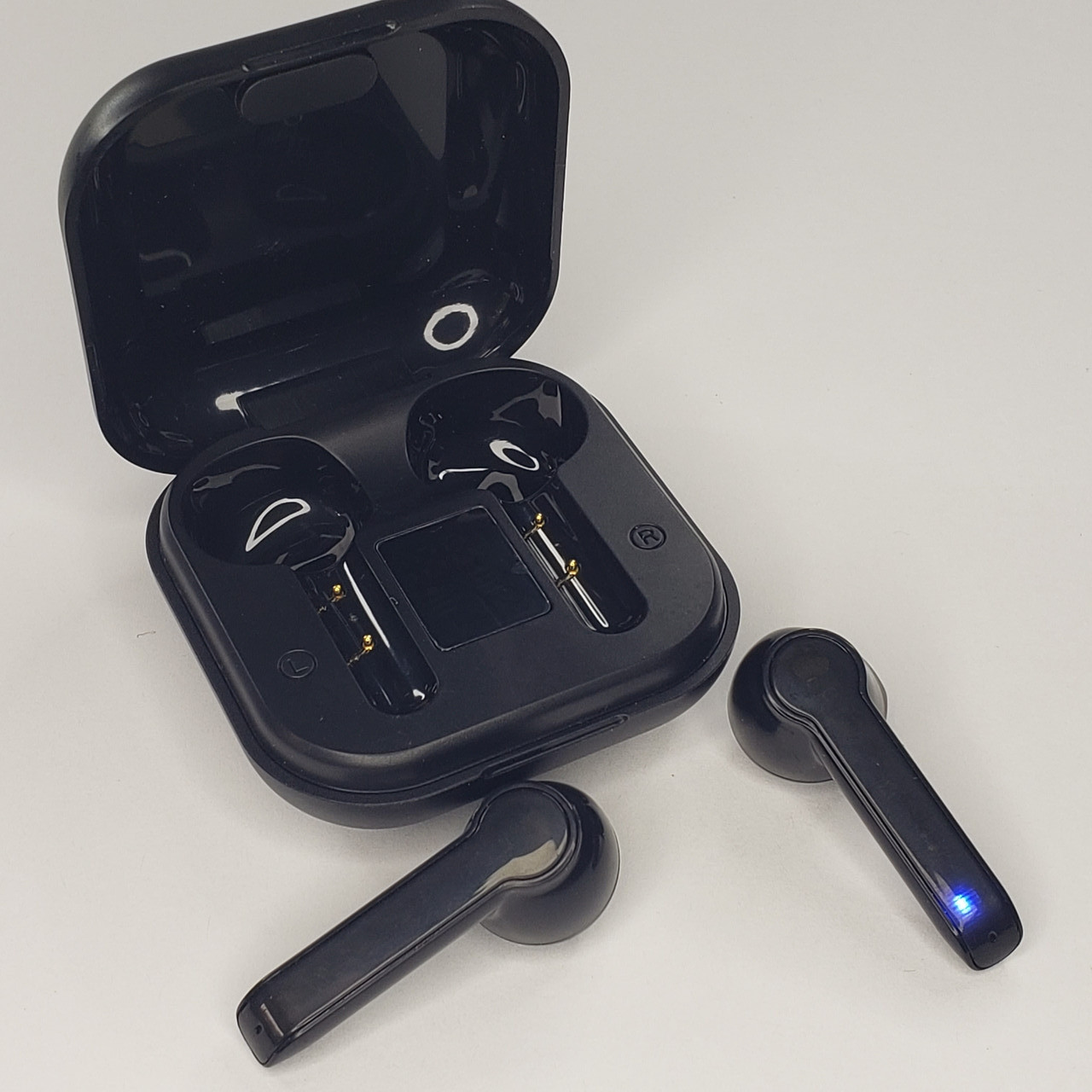 Бездротові навушники з мікрофоном bluetooth навушники в кейсі Bluetooth TWS Pro Чорний, фото 1
