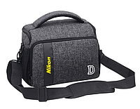 Фотосумка до фотоапарата Nikon D + дощовик, протиударний чохол-сумка Нікон (код: F058SB1)