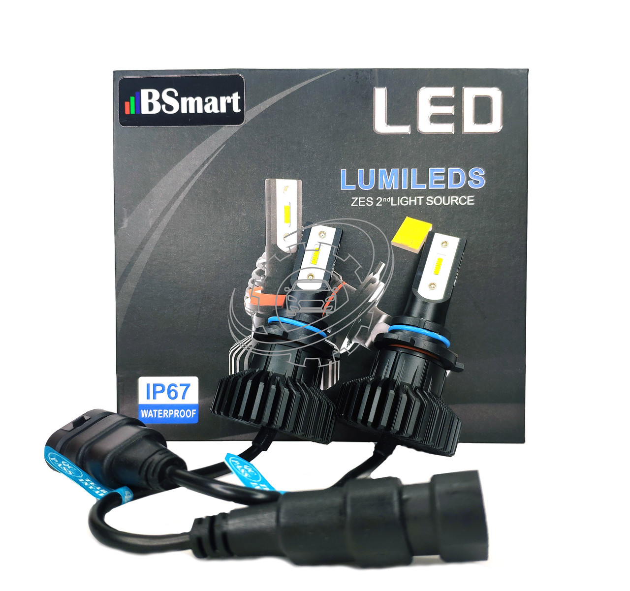 Світлодіодні LED авто лампи BSmart X5 HB4 9006  50Вт Luxeon ZES 12-24В