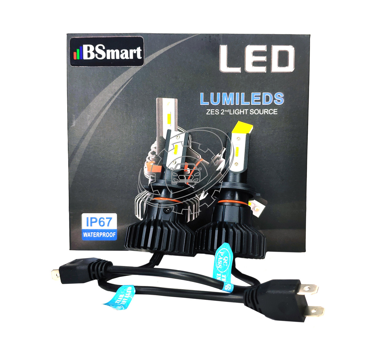 Світлодіодні LED авто лампи BSmart X5 H7 50Вт Luxeon ZES 12-24В