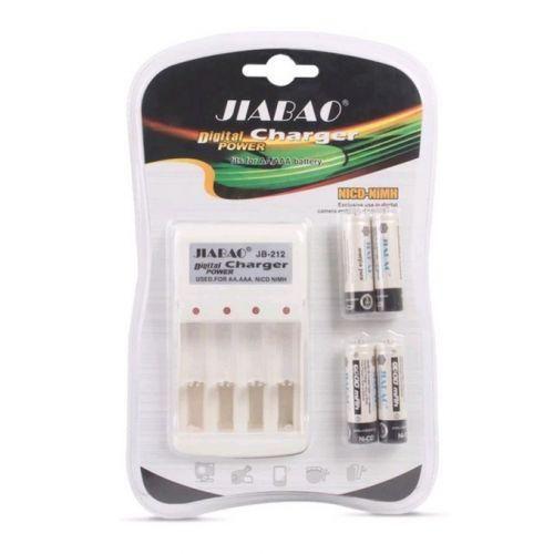 Зарядний пристрій з ААА акумуляторами Jiabao Digital Charger JB-212, фото 1