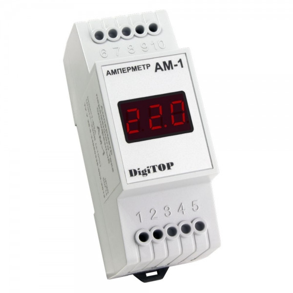 Амперметр однофазний DigiTOP Ам-1 1-63А, фото 1