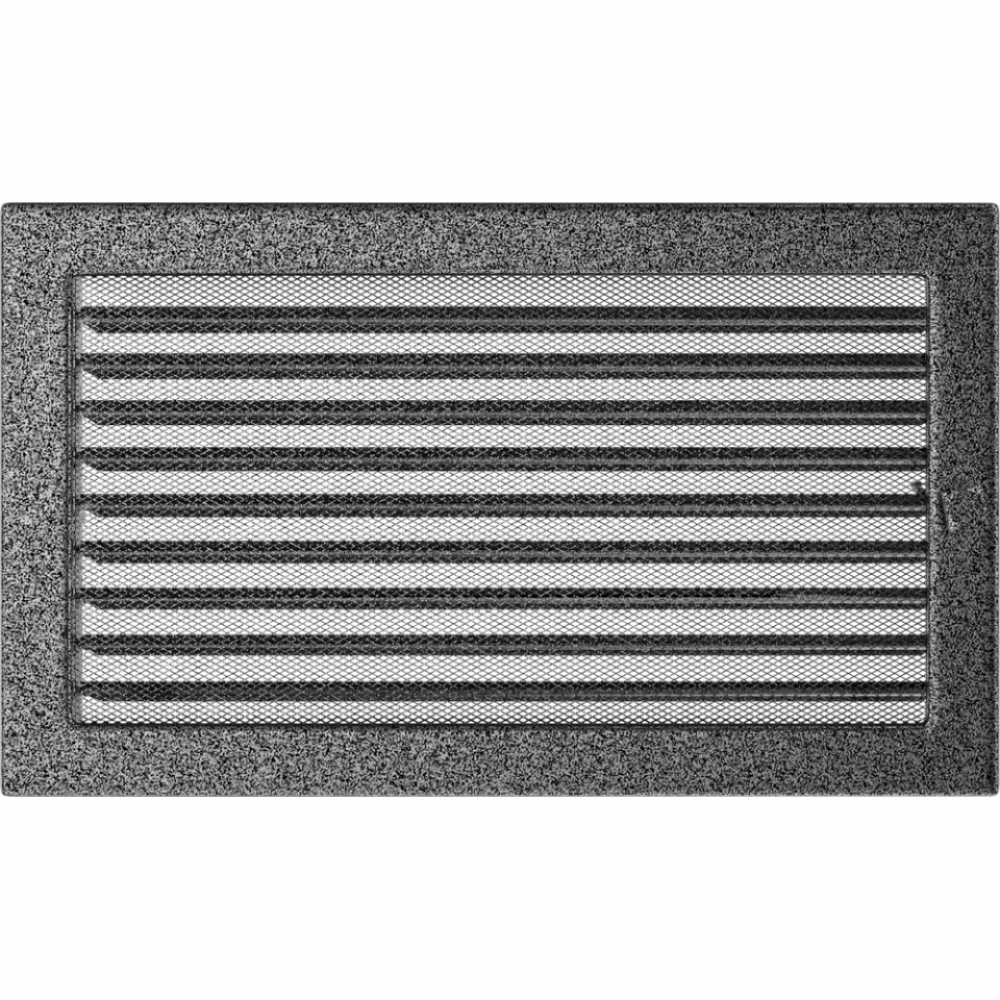 Решітка чорно-срібна з жалюзями 22x37, фото 1