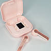 Бездротові навушники з мікрофоном bluetooth навушники в кейсі Bluetooth TWS Pro Рожевий, фото 3
