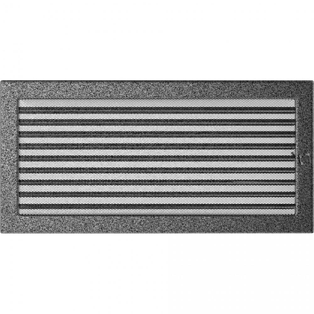 Решітка чорно-срібна з жалюзями 22x45, фото 1