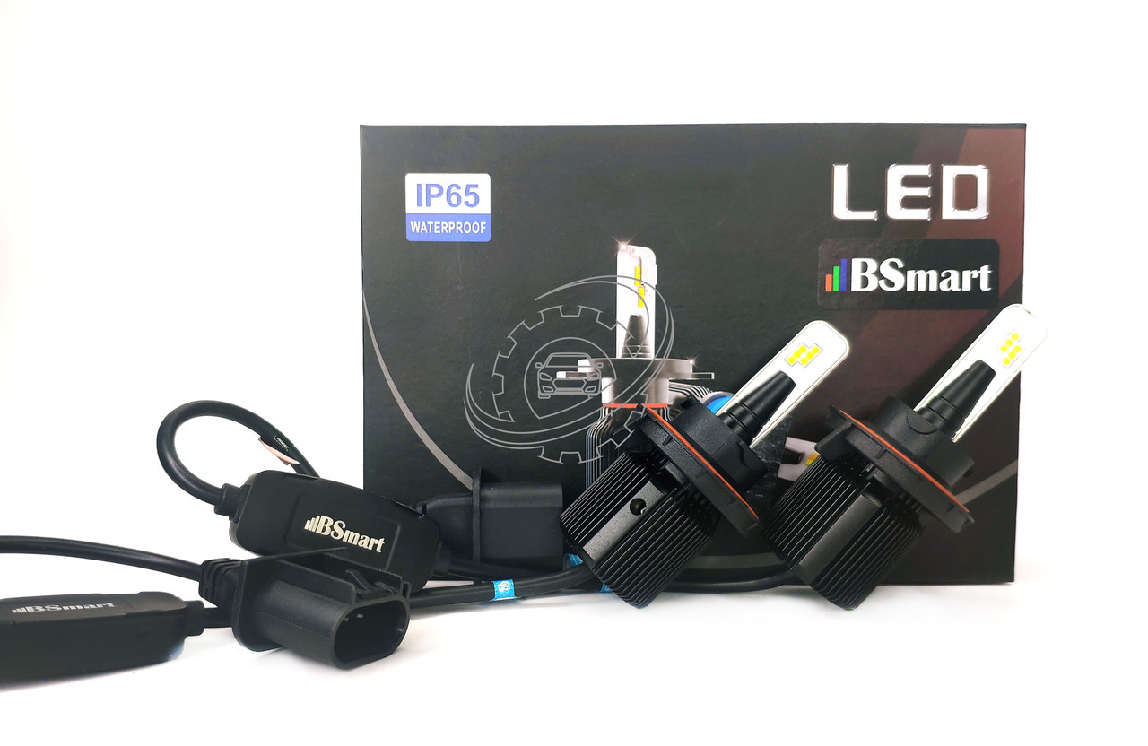 Авто лампи LED світлодіодні BSmart M1 CSP Південна Корея H13 8000Лм 40Вт 12-24В